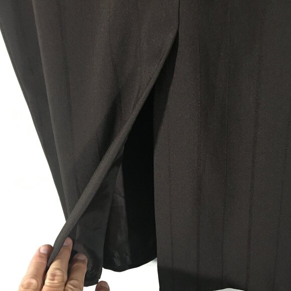 Jonathan Logan Striped Long Pencil Skirt - Picture 4 of 8